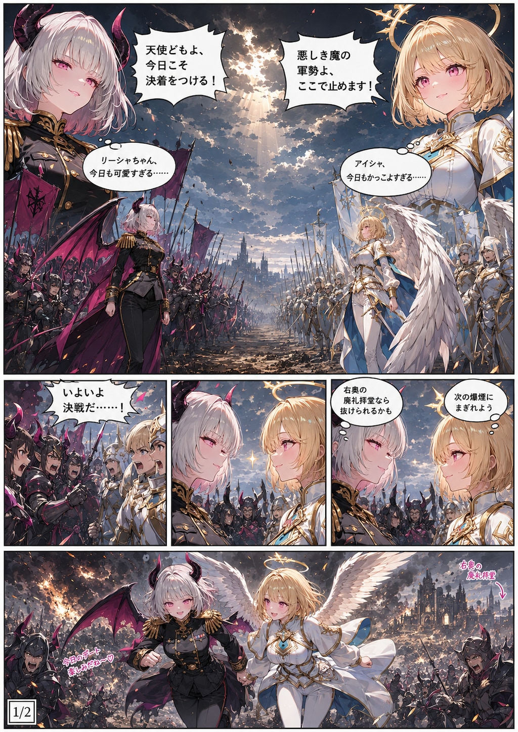 天使 vs 悪魔💕