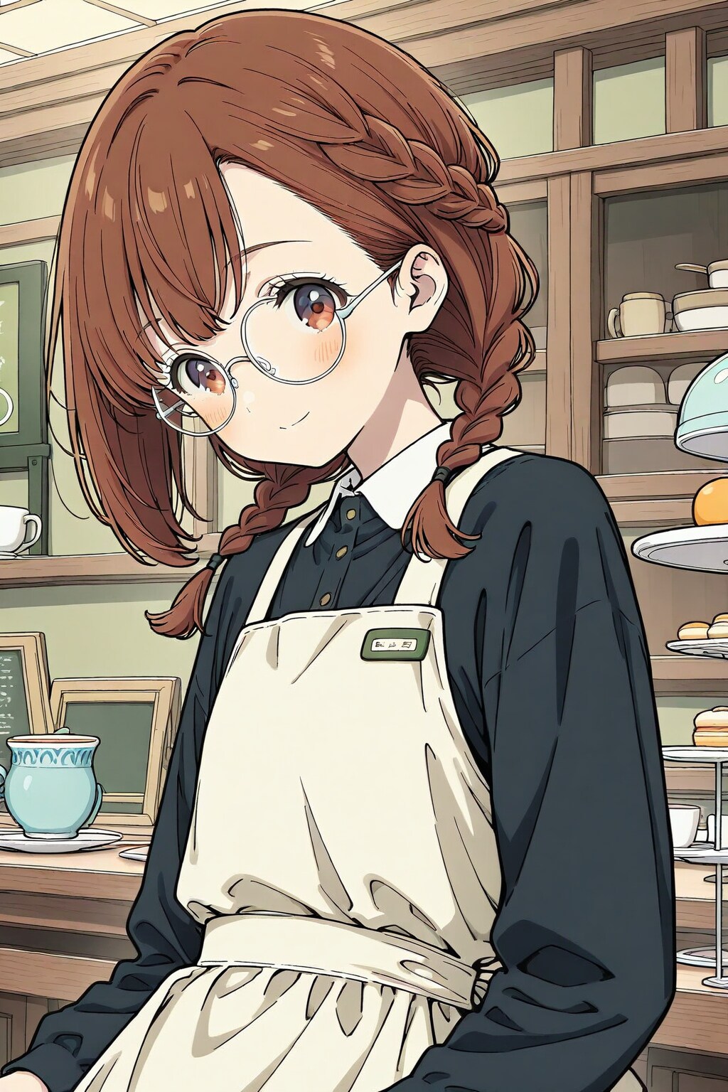 カフェでアルバイト | の人気AIイラスト・グラビア