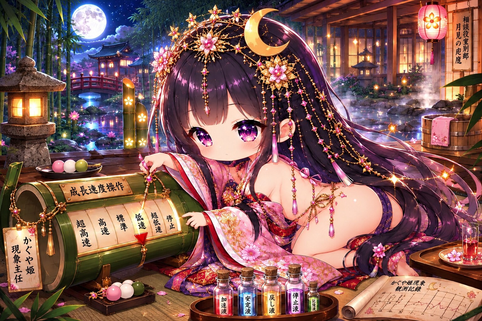 かぐや姫のひみつの作業