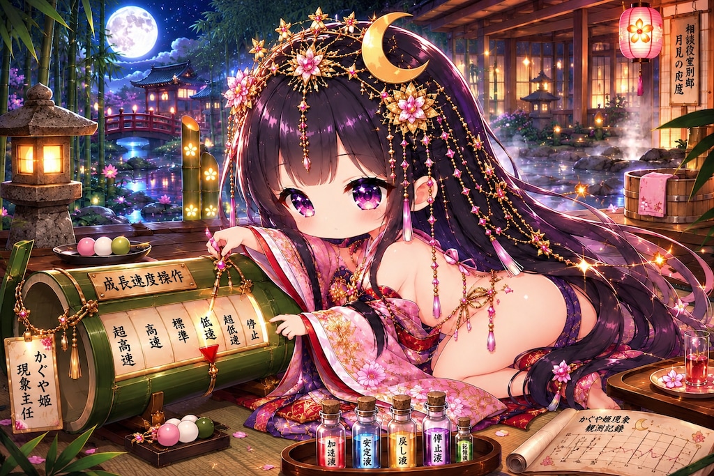 かぐや姫のひみつの作業