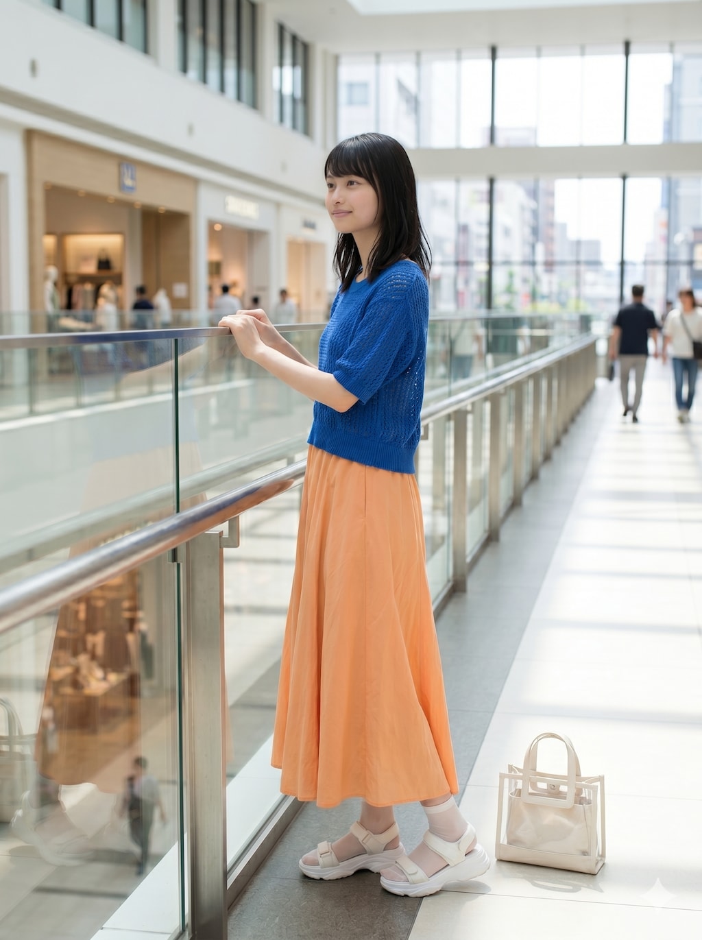 普通の美少女　ショッピングモール