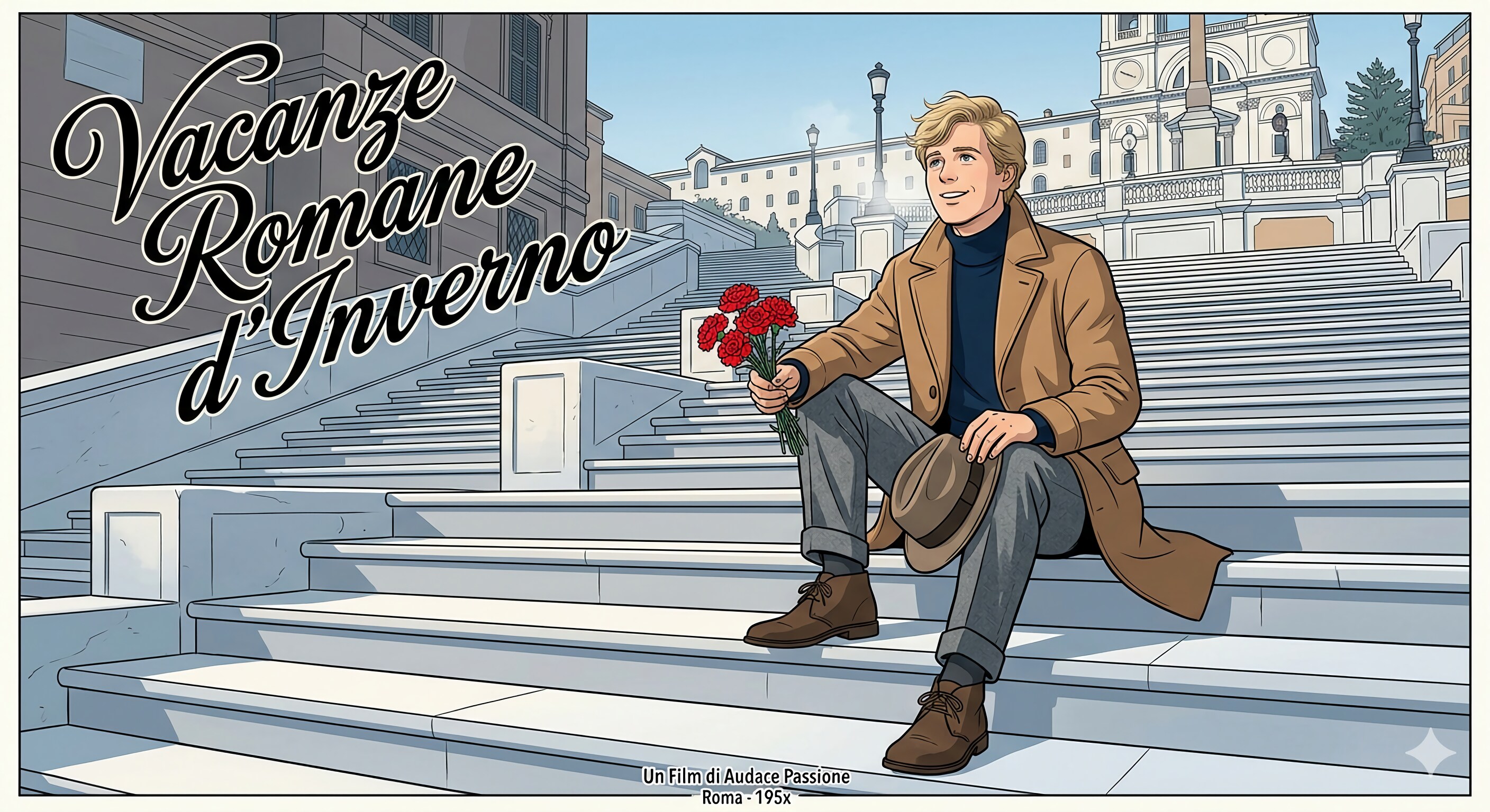 ​冬のローマ、約束の石段にて。 — Vacanze Romane d'Inverno —