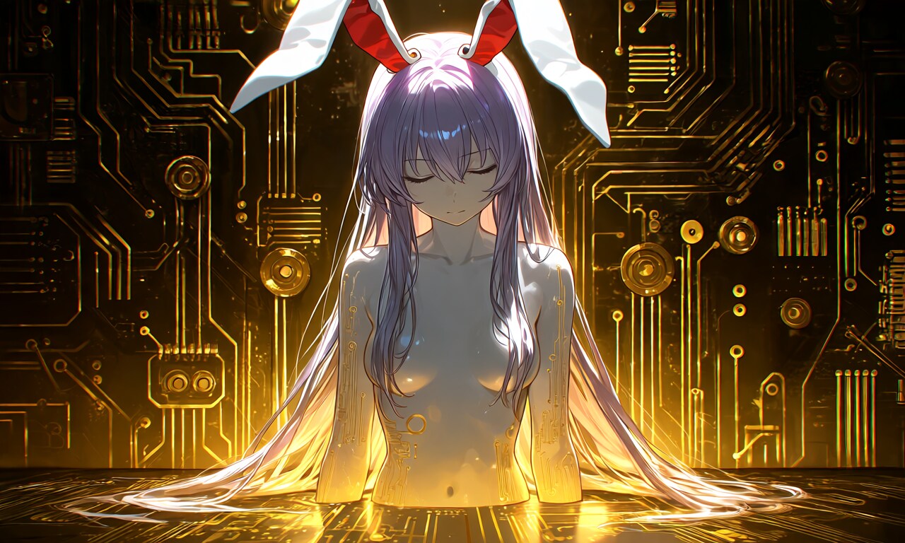 黄金の基板の生体CPUにされたうどんげ