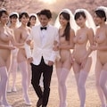 一夫多妻婚　桜2025 11枚目