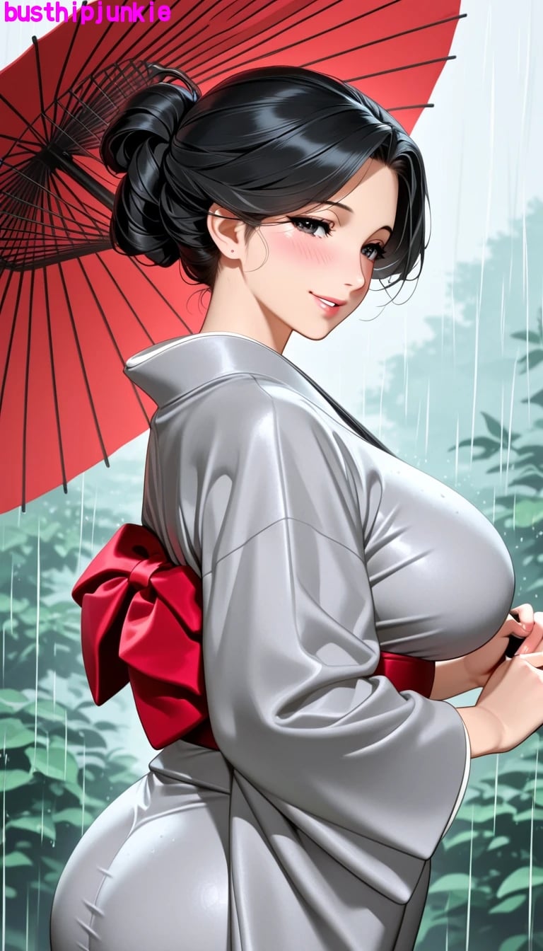 雨の日の仁美さん😍
