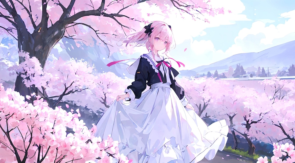 桜の下のサヨナラは、白く染まる