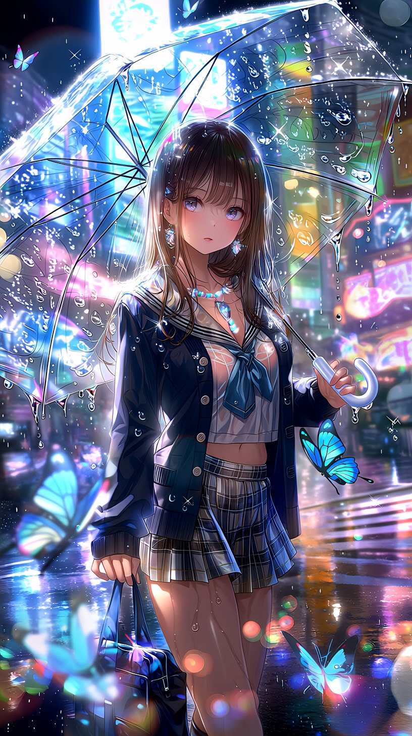 雨の中のファンタジー