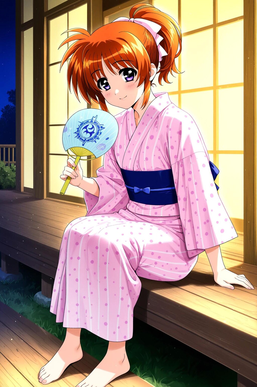 今年最後の浴衣姿