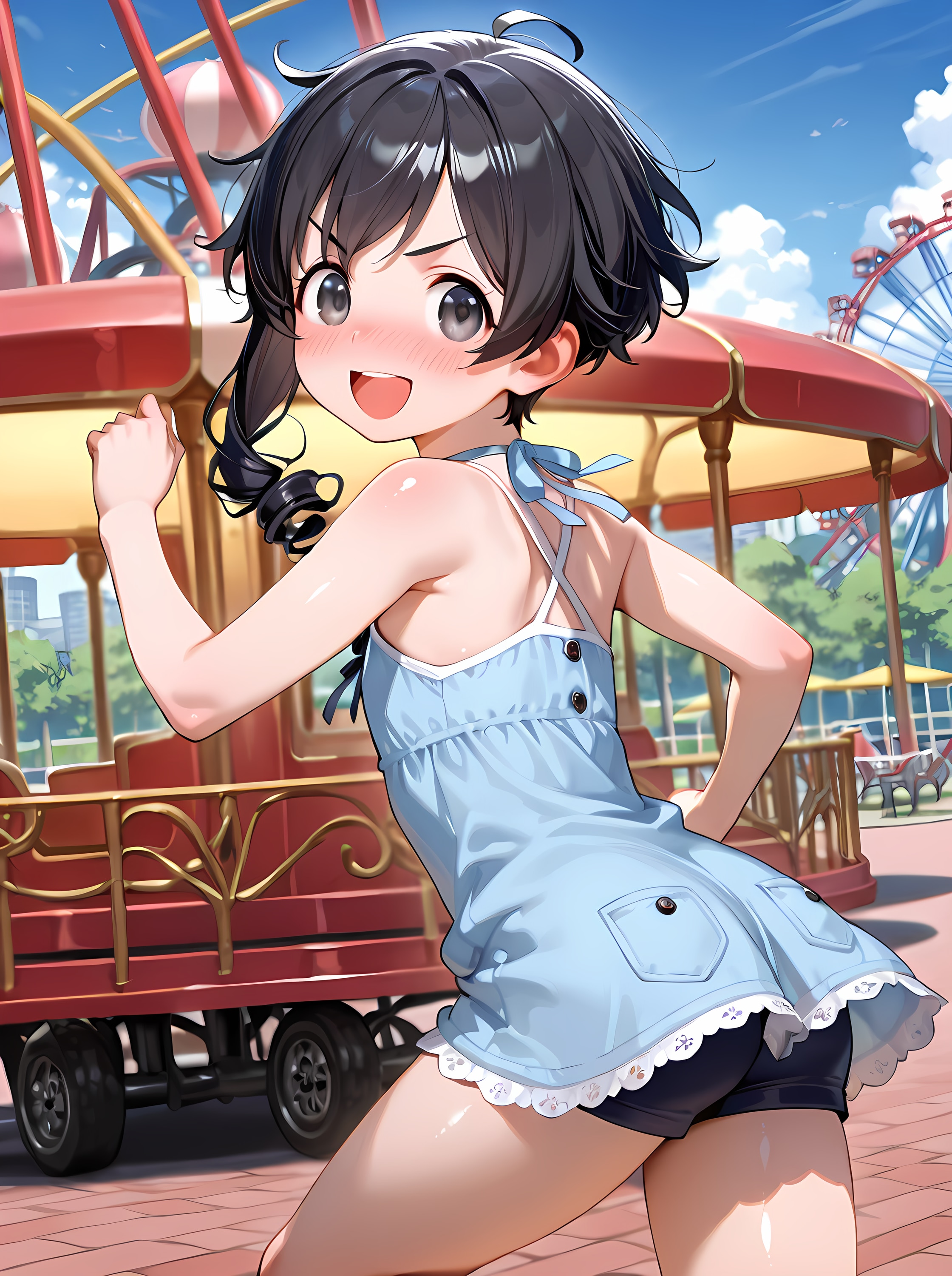 「ほらっ！早く早くっ✨💗」 | の人気AIイラスト・グラビア