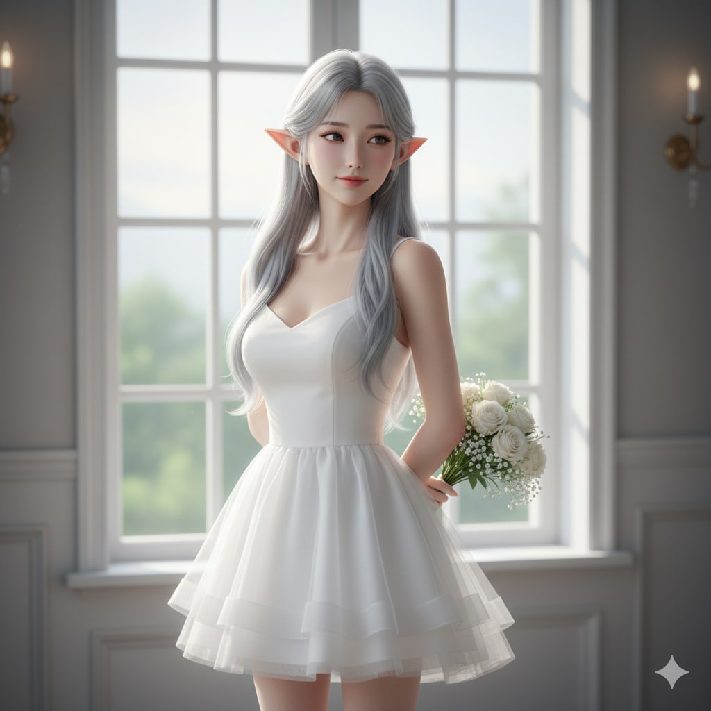 白薔薇に託す願い