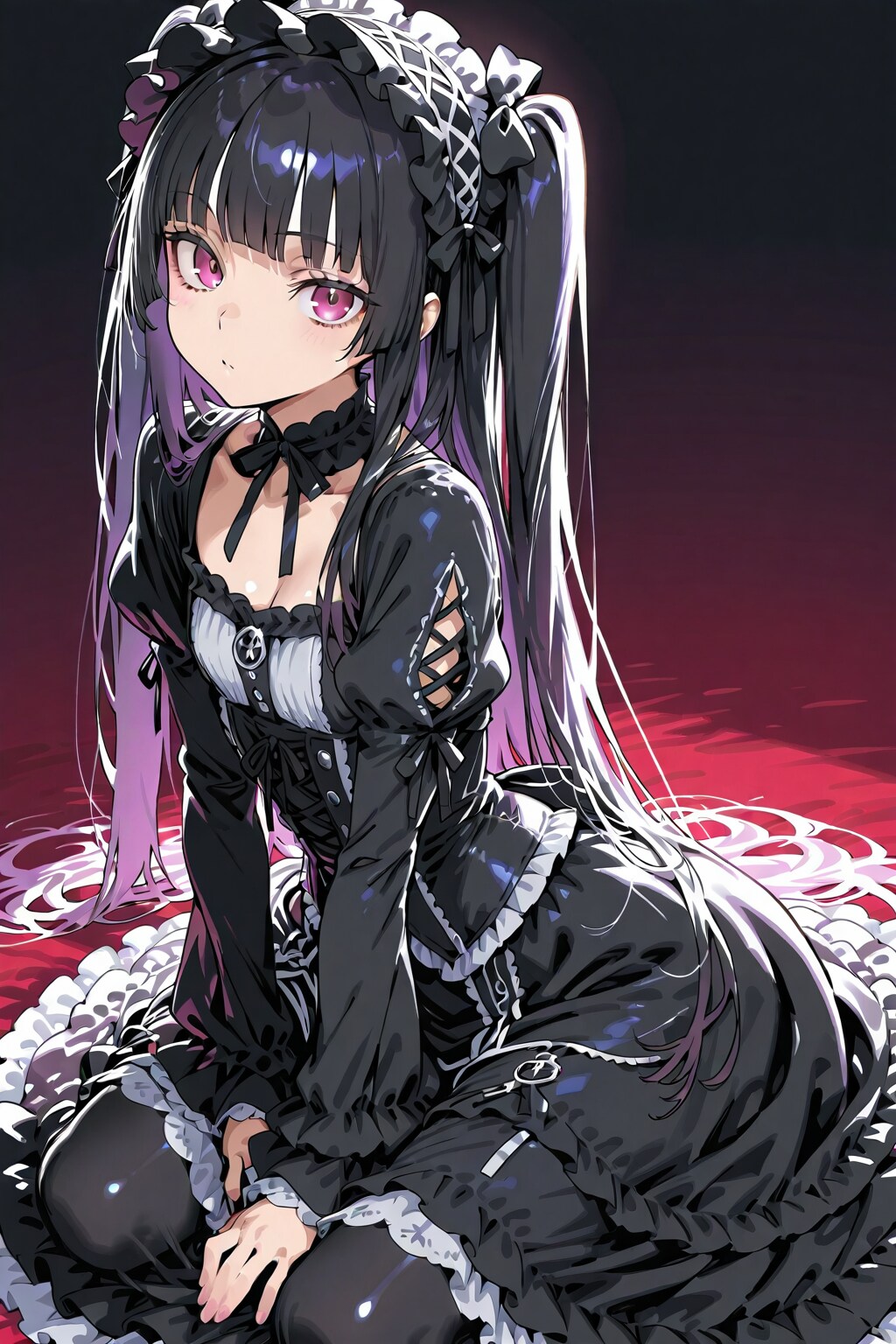 ゴスロリ美少女