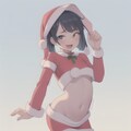 見えそうで見えないサンタさんたち 5枚目