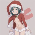 見えそうで見えないサンタさんたち 2枚目