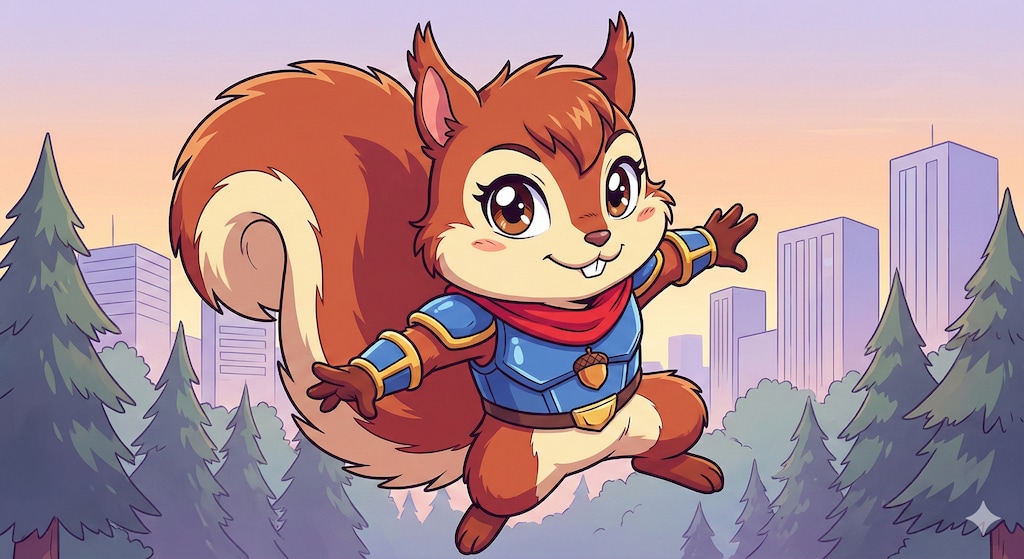 都会のリス！ヒーローりす！