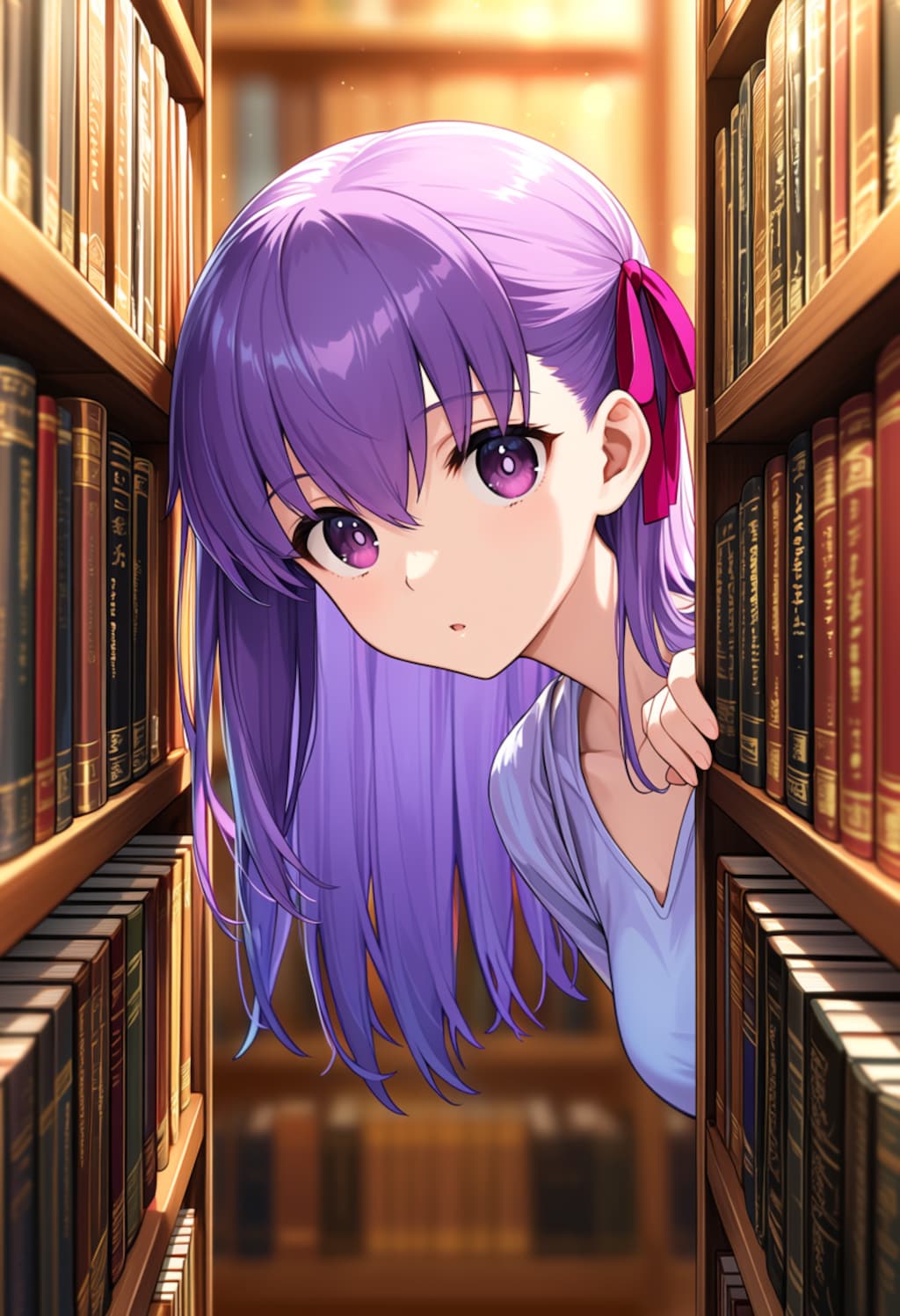 本棚の向こう側