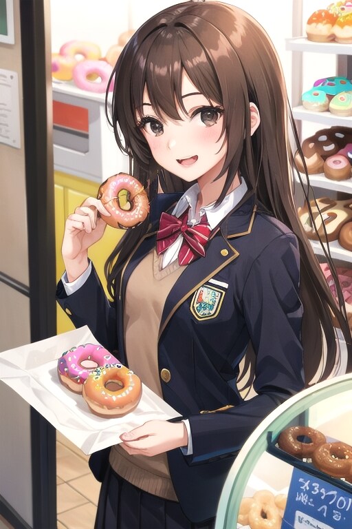 先輩もいかがですか？ ゼロカロリーですよ。 | の人気AIイラスト・グラビア