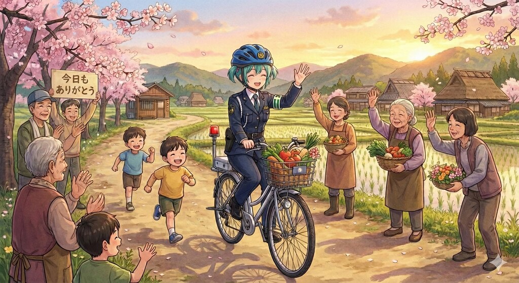 のどか村の駐在さん ミクさん👮‍♀️