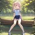 公園の遊具で楽しむ元気っ子 5枚目