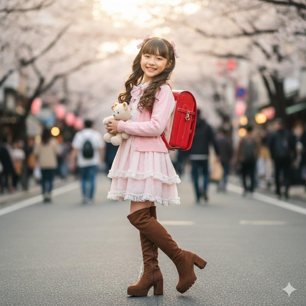 低年齢好きのお兄ちゃんへ005《低学年サイハイブーツ女児》