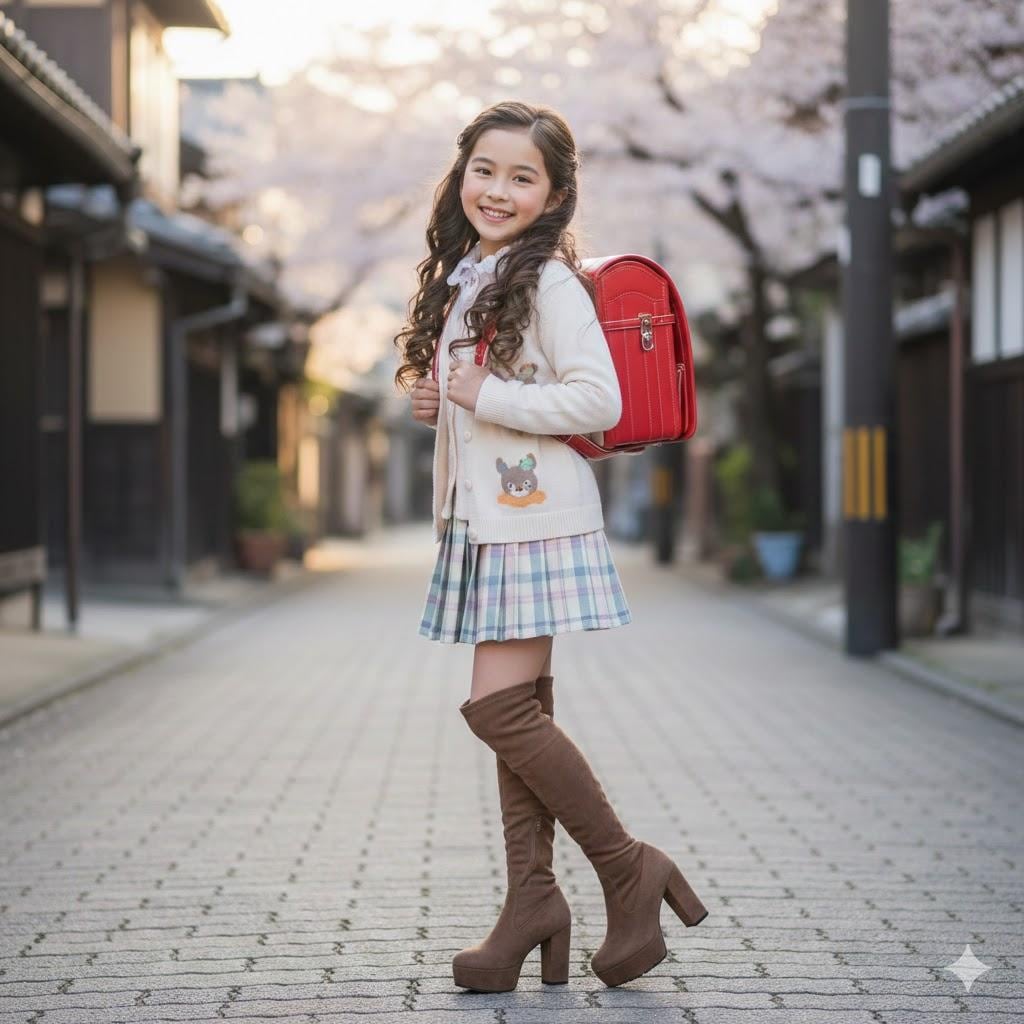 低年齢好きのお兄ちゃんへ005《低学年サイハイブーツ女児》