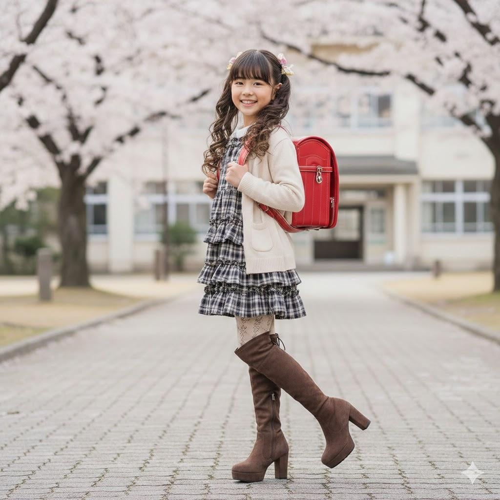 低年齢好きのお兄ちゃんへ005《低学年サイハイブーツ女児》