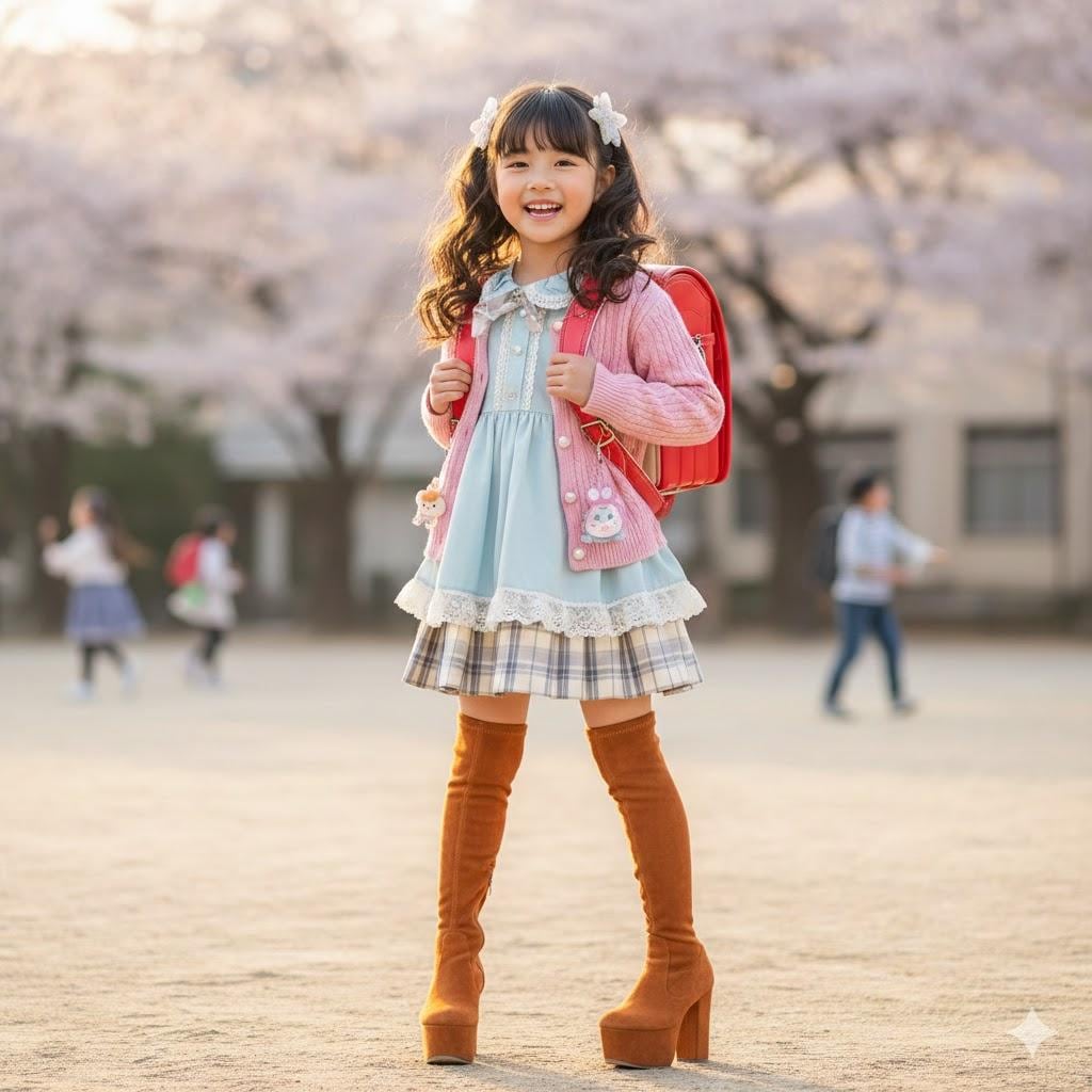 低年齢好きのお兄ちゃんへ005《低学年サイハイブーツ女児》