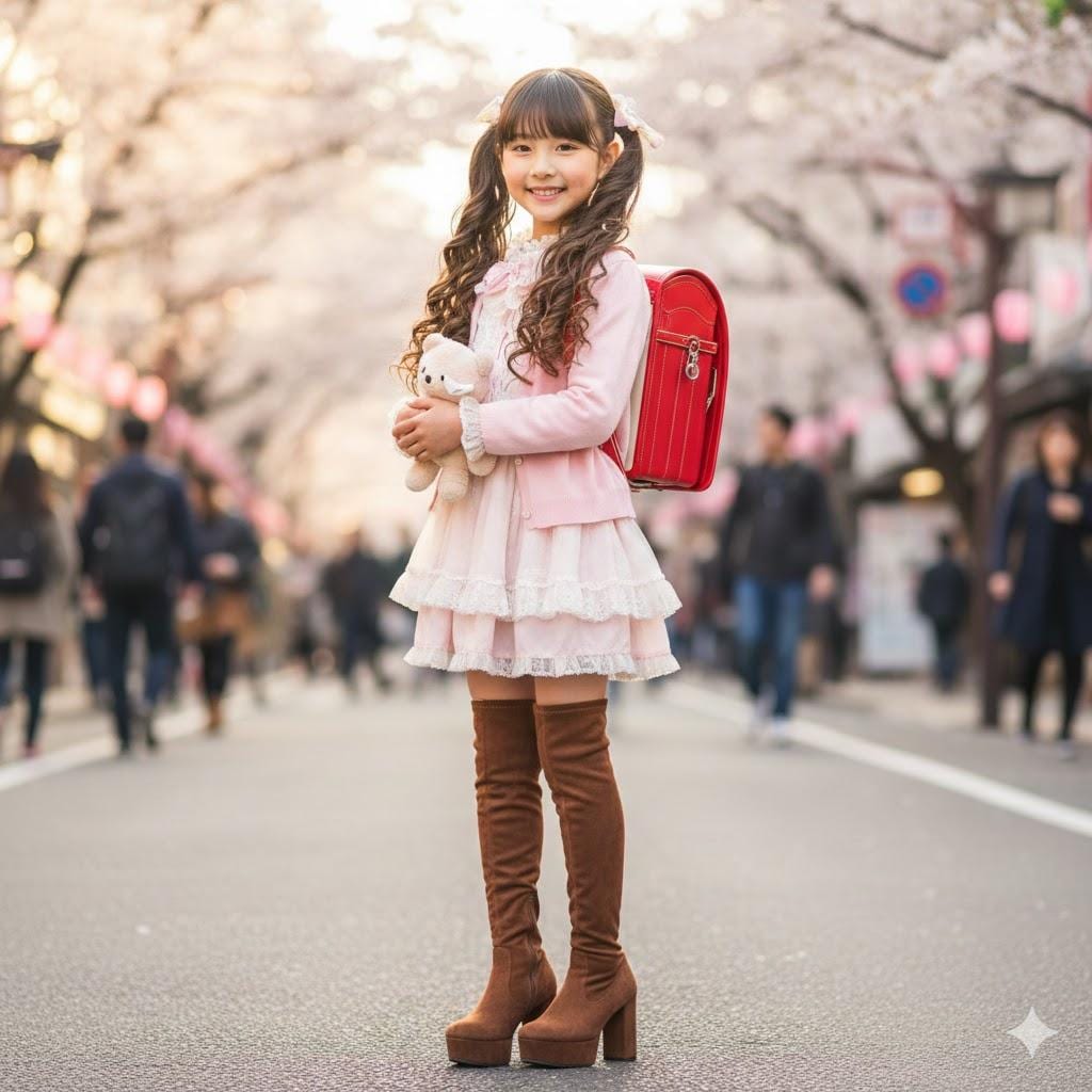 低年齢好きのお兄ちゃんへ005《低学年サイハイブーツ女児》