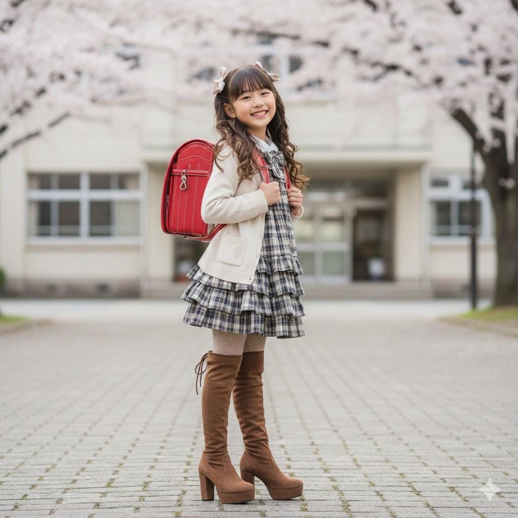 低年齢好きのお兄ちゃんへ005《低学年サイハイブーツ女児》
