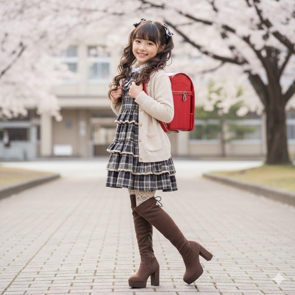 低年齢好きのお兄ちゃんへ005《低学年サイハイブーツ女児》