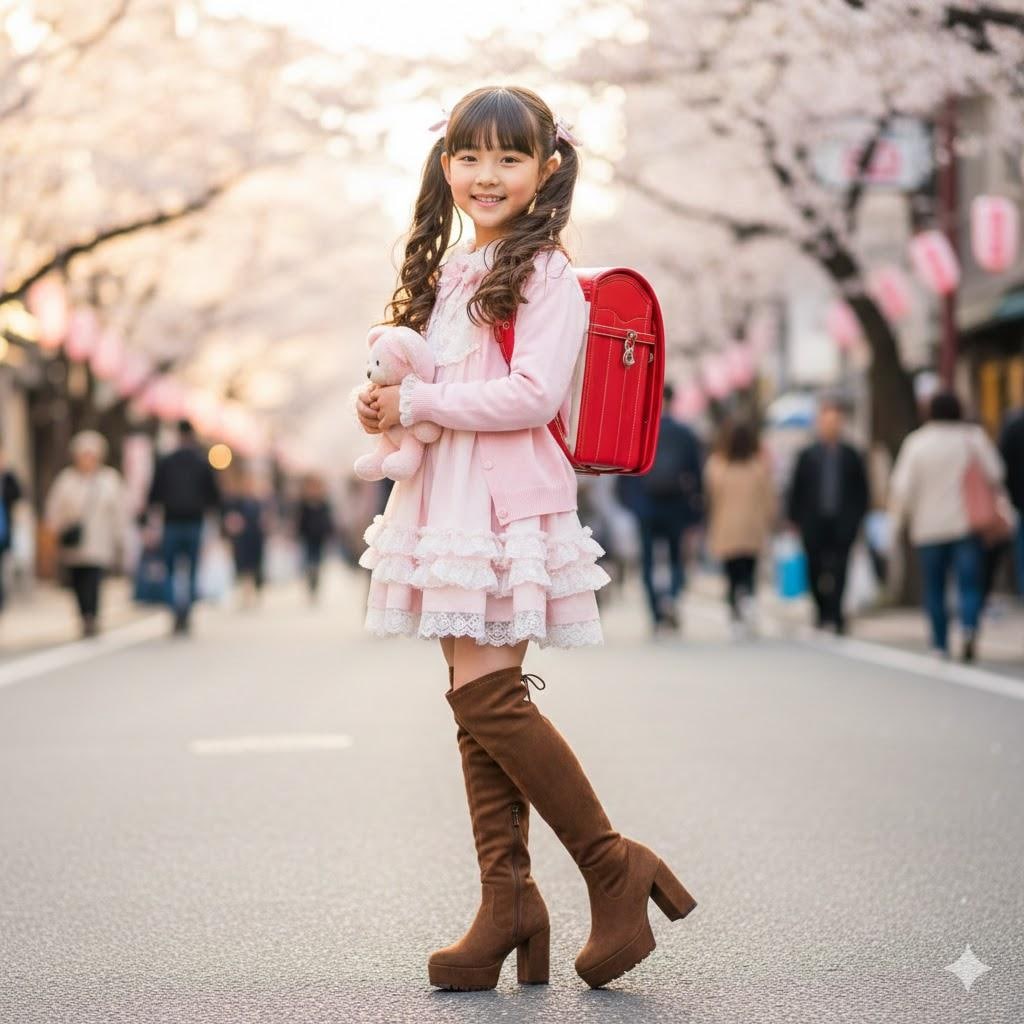 低年齢好きのお兄ちゃんへ005《低学年サイハイブーツ女児》