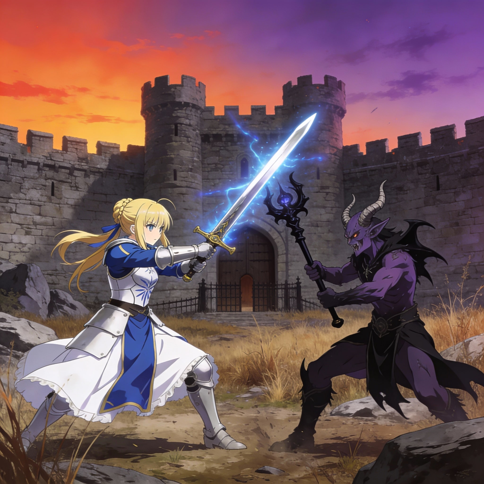 騎士姫の戦い | の人気AIイラスト・グラビア