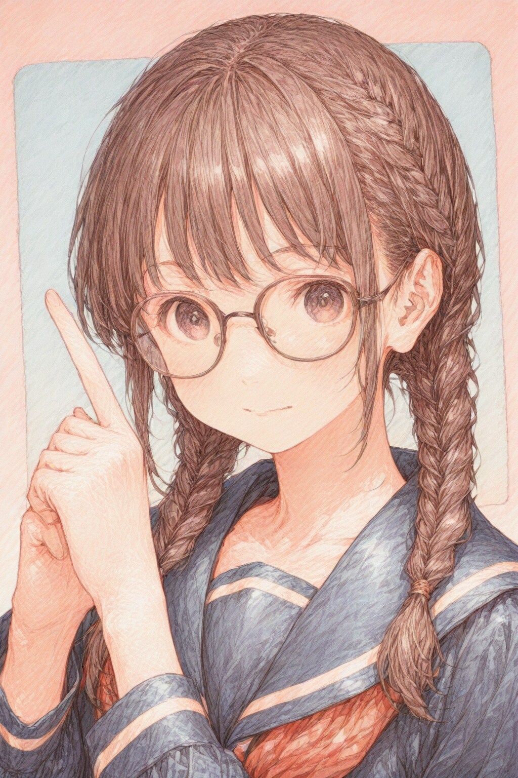 なぜか色鉛筆画になったGRYPHONちゃん