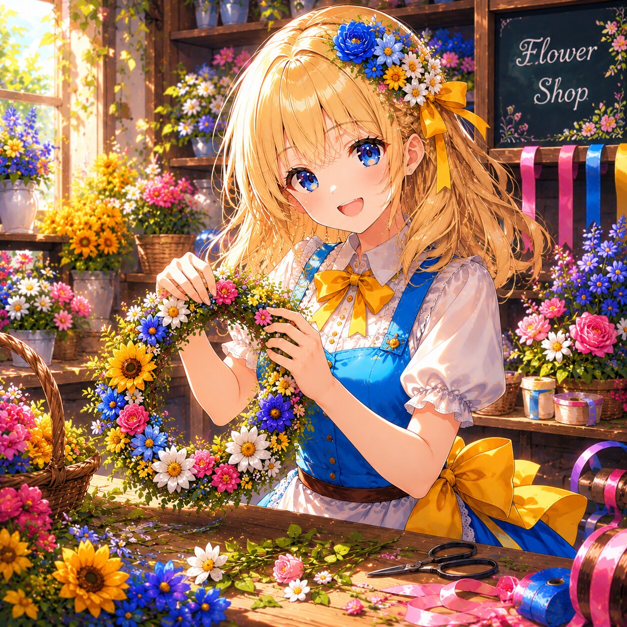 花屋の少女