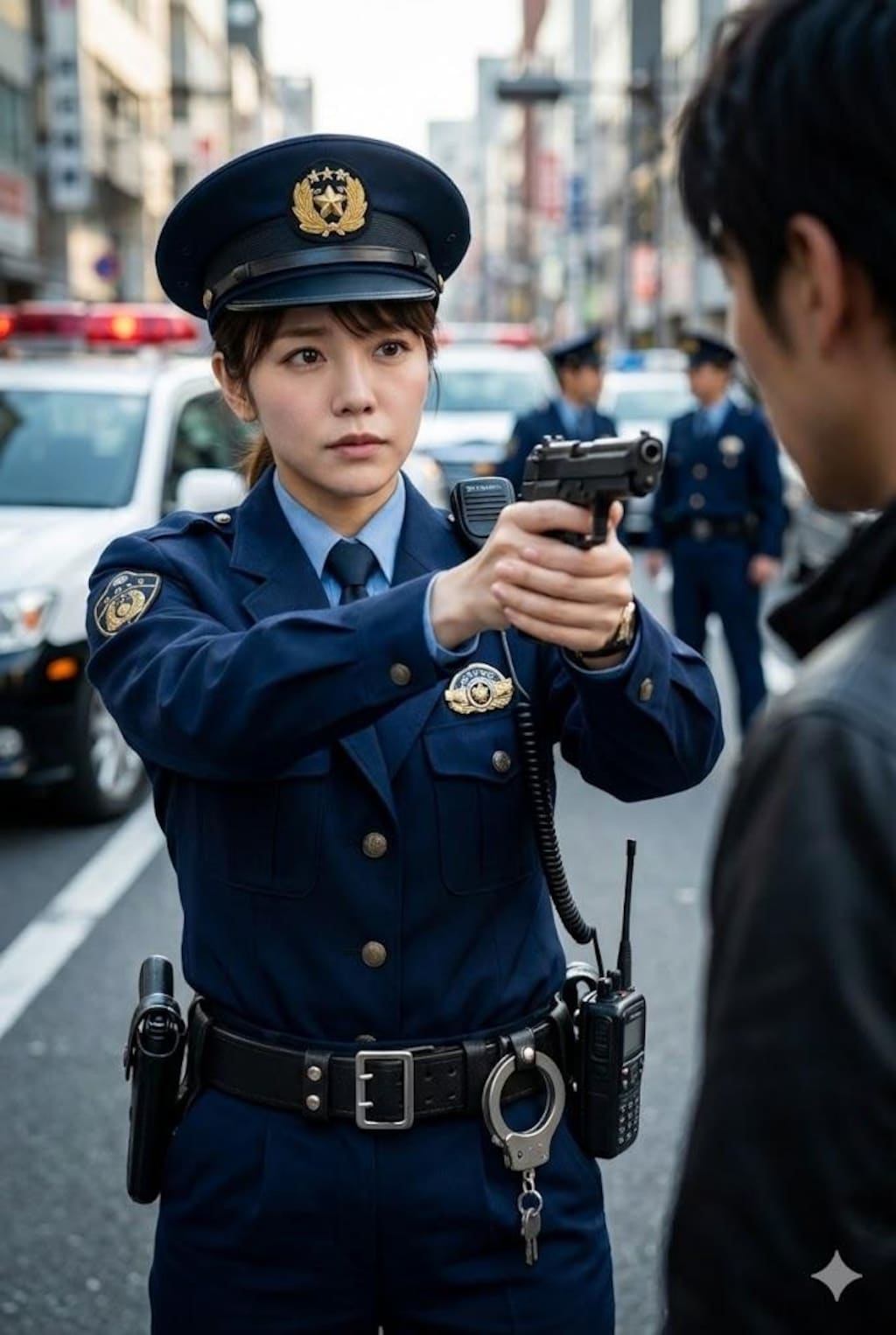 ChatGPTとGeminiで婦人警官を！