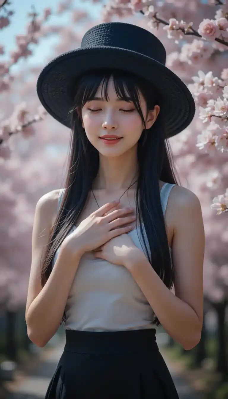 かっこかわいいダンサー白鳥英美梨の日比谷公園のロマンティックな花見