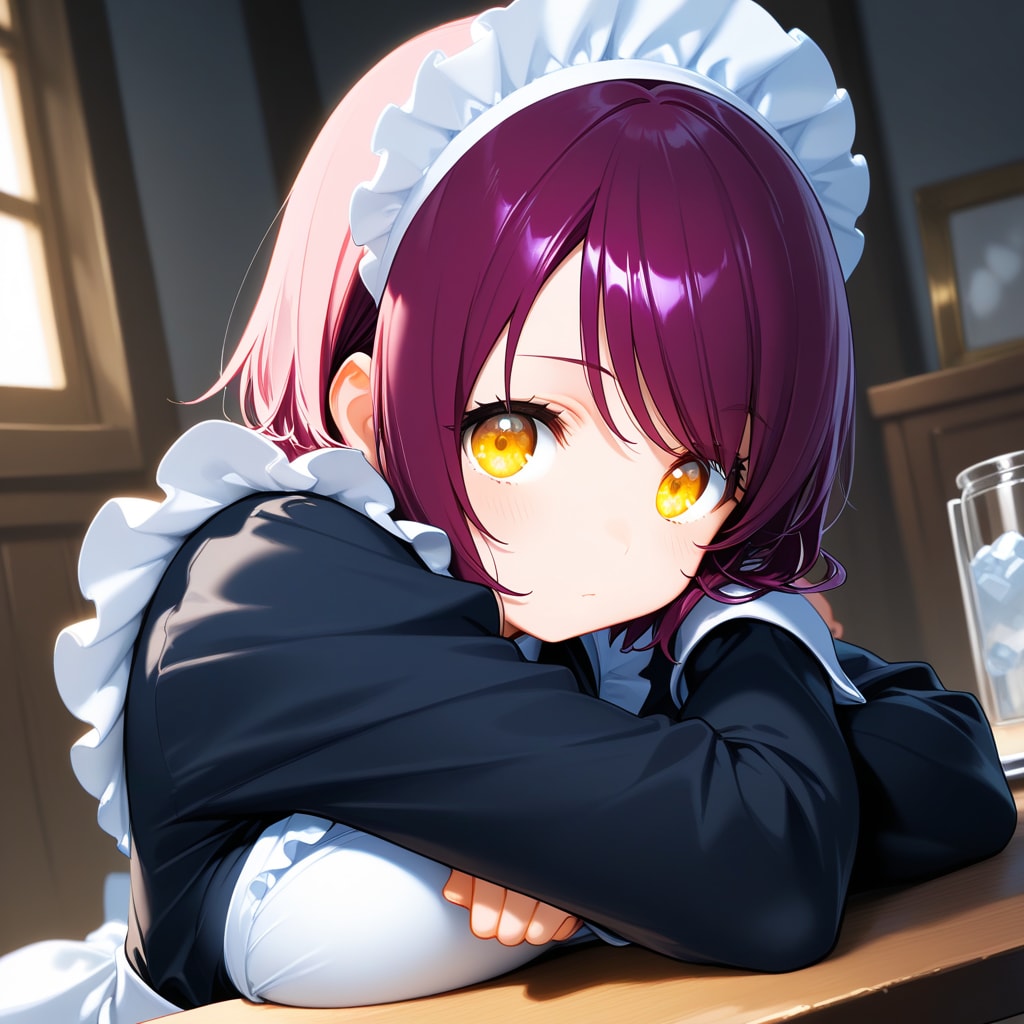 おはようございます（挨拶メイドの芽衣ちゃん）