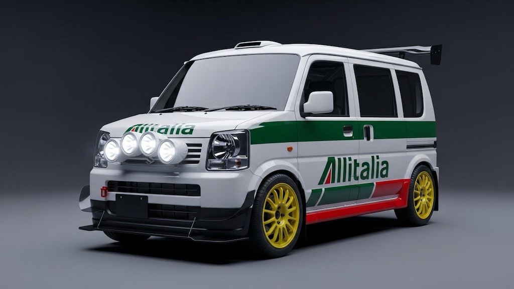 アリタリアエブリイワゴンラリーカー