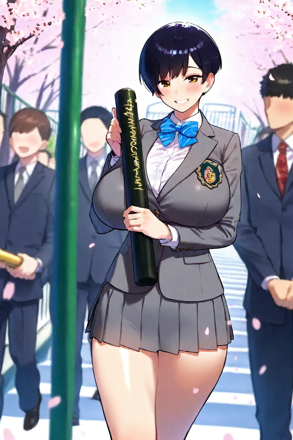 巨乳ちゃん達の卒業式