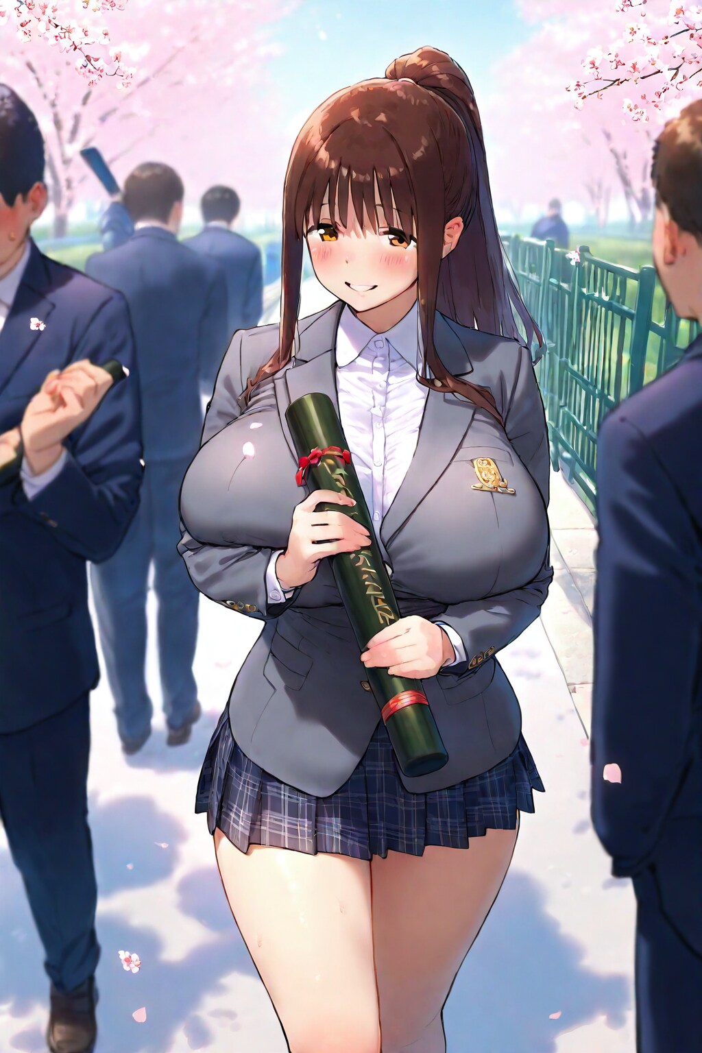 巨乳ちゃん達の卒業式