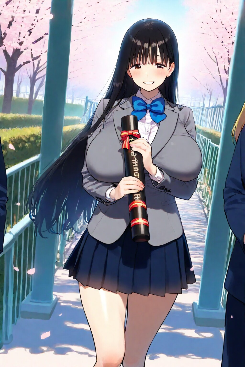 巨乳ちゃん達の卒業式