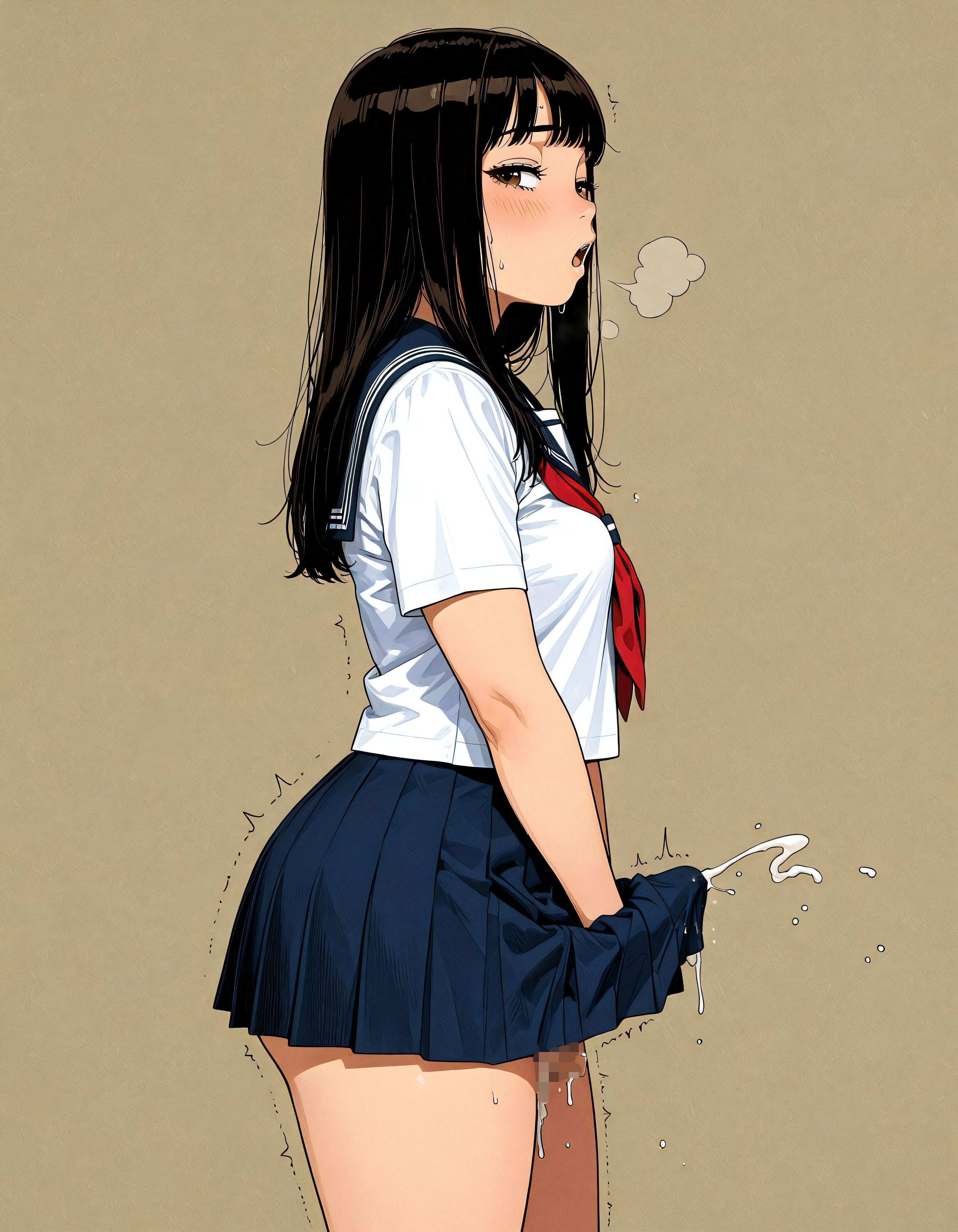 制服とお射精