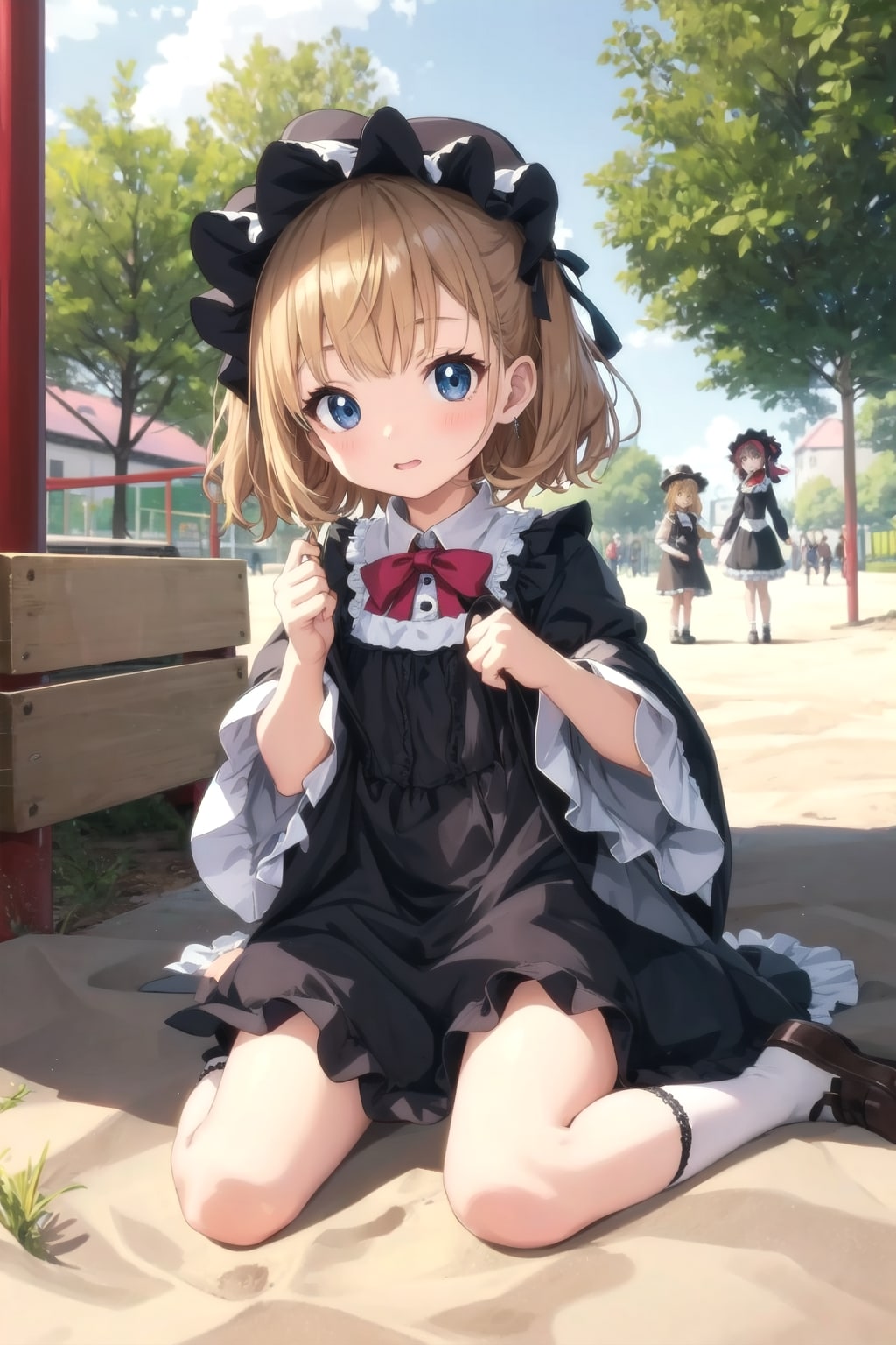 おじさんっ、夢愛と遊んでくれるの？ | の人気AIイラスト・グラビア