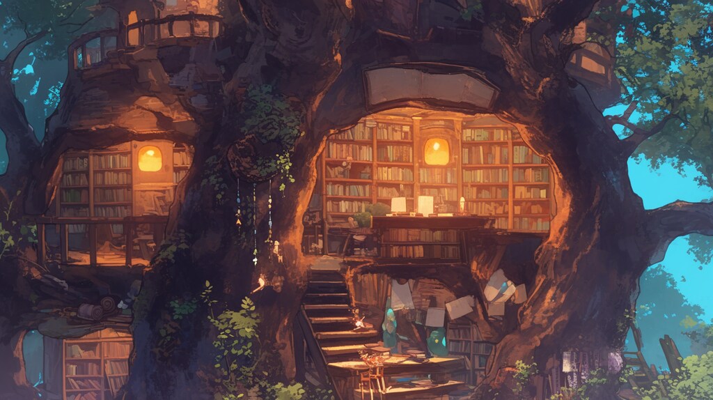 古木のアパート