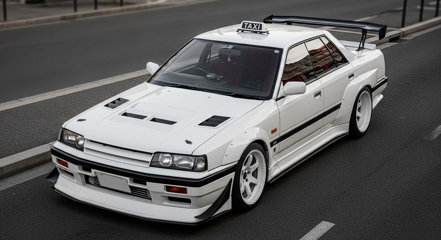 R31GT-Sセダンタクシーのドリ車 | の人気AIイラスト・グラビア