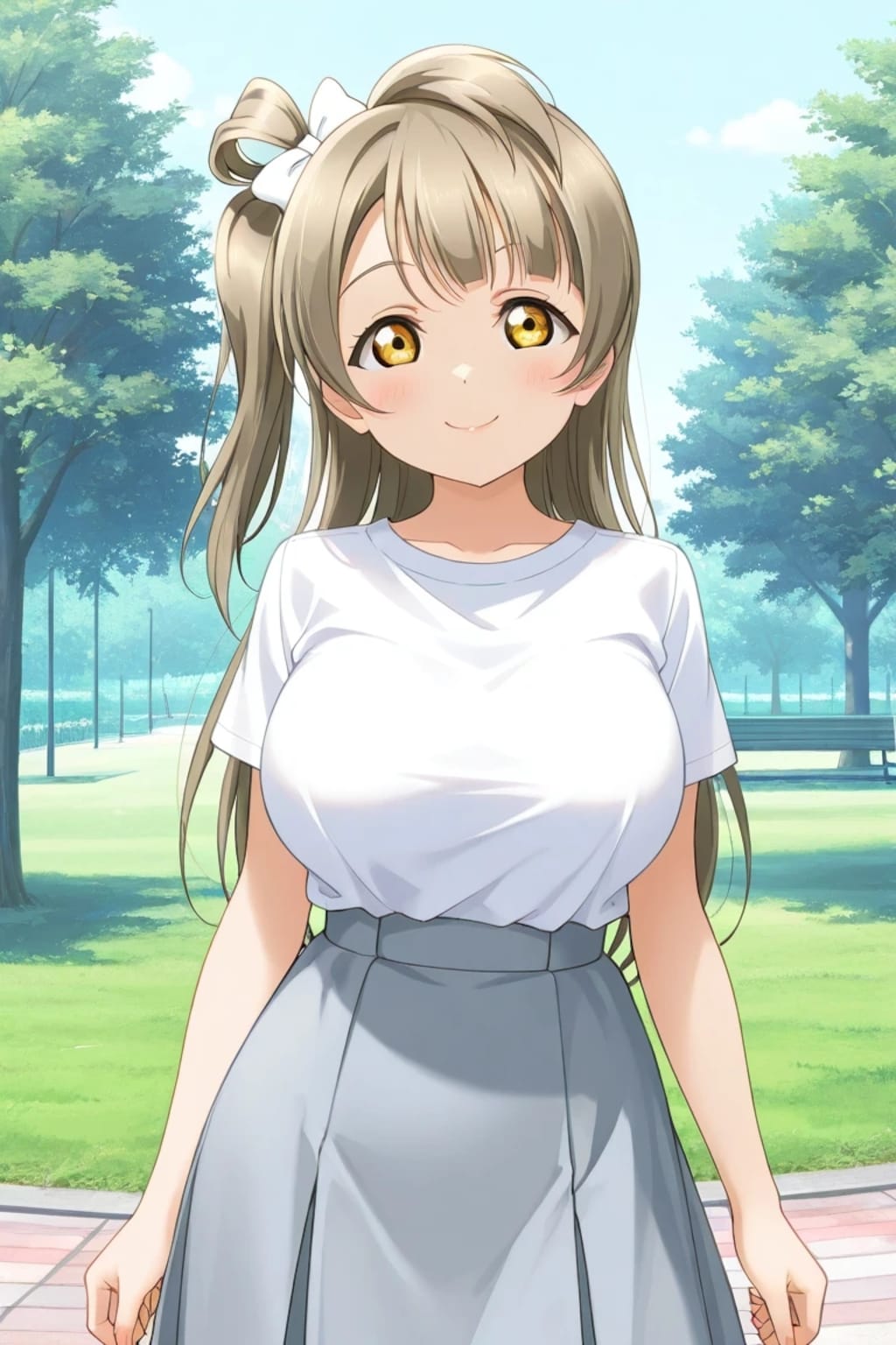 μ'sメンバーのおっぱいチャレンジ+α(南ことり編)