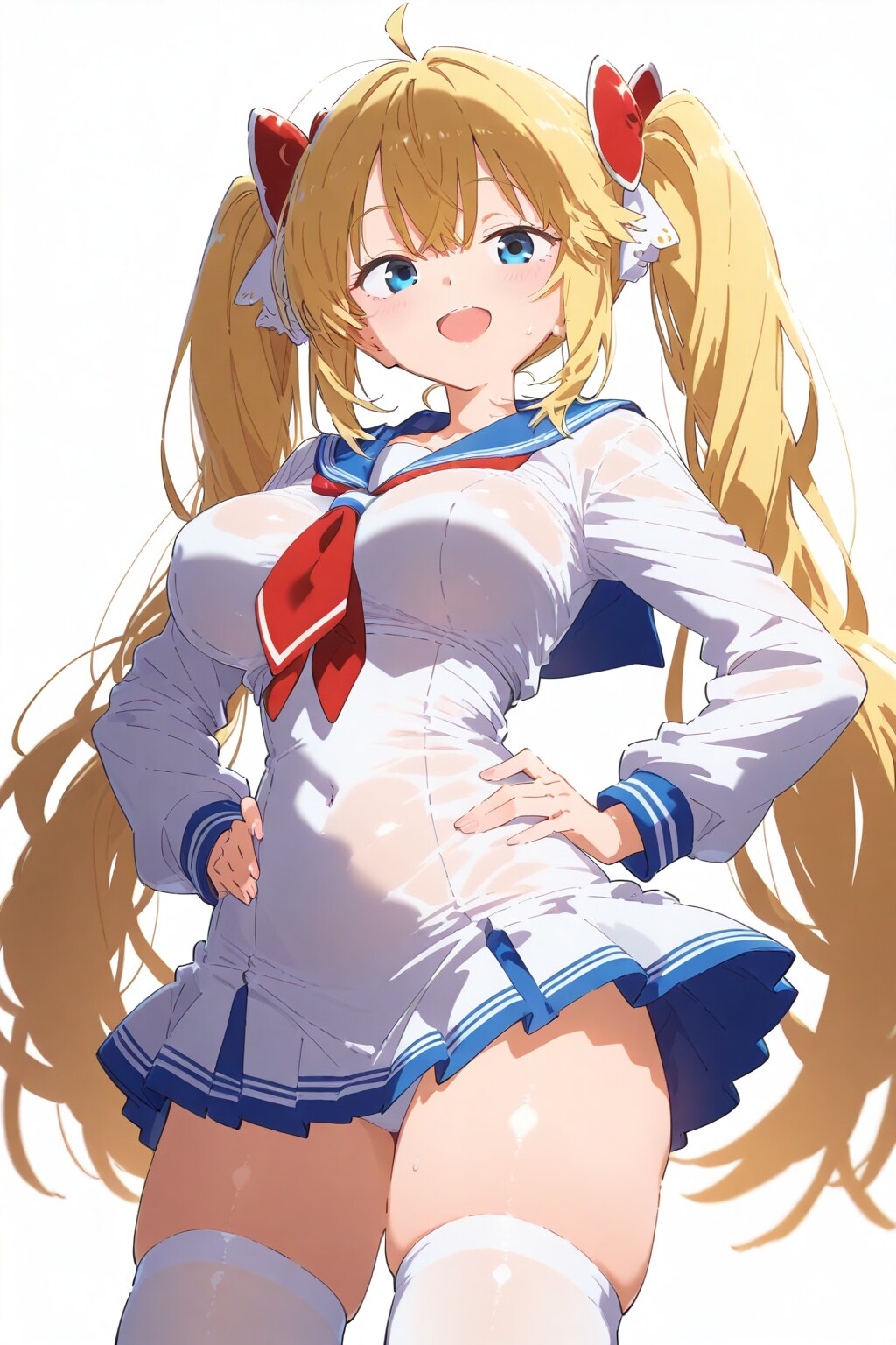 下から見上げてどうしたの？
