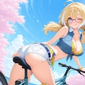 柚陽ちゃんホットサイクリング 4枚目