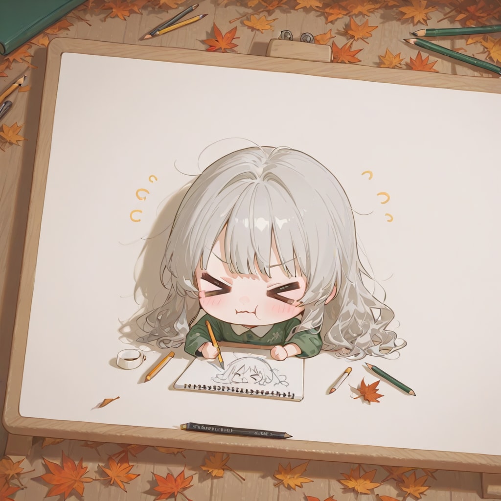 芸術の秋のつもりが