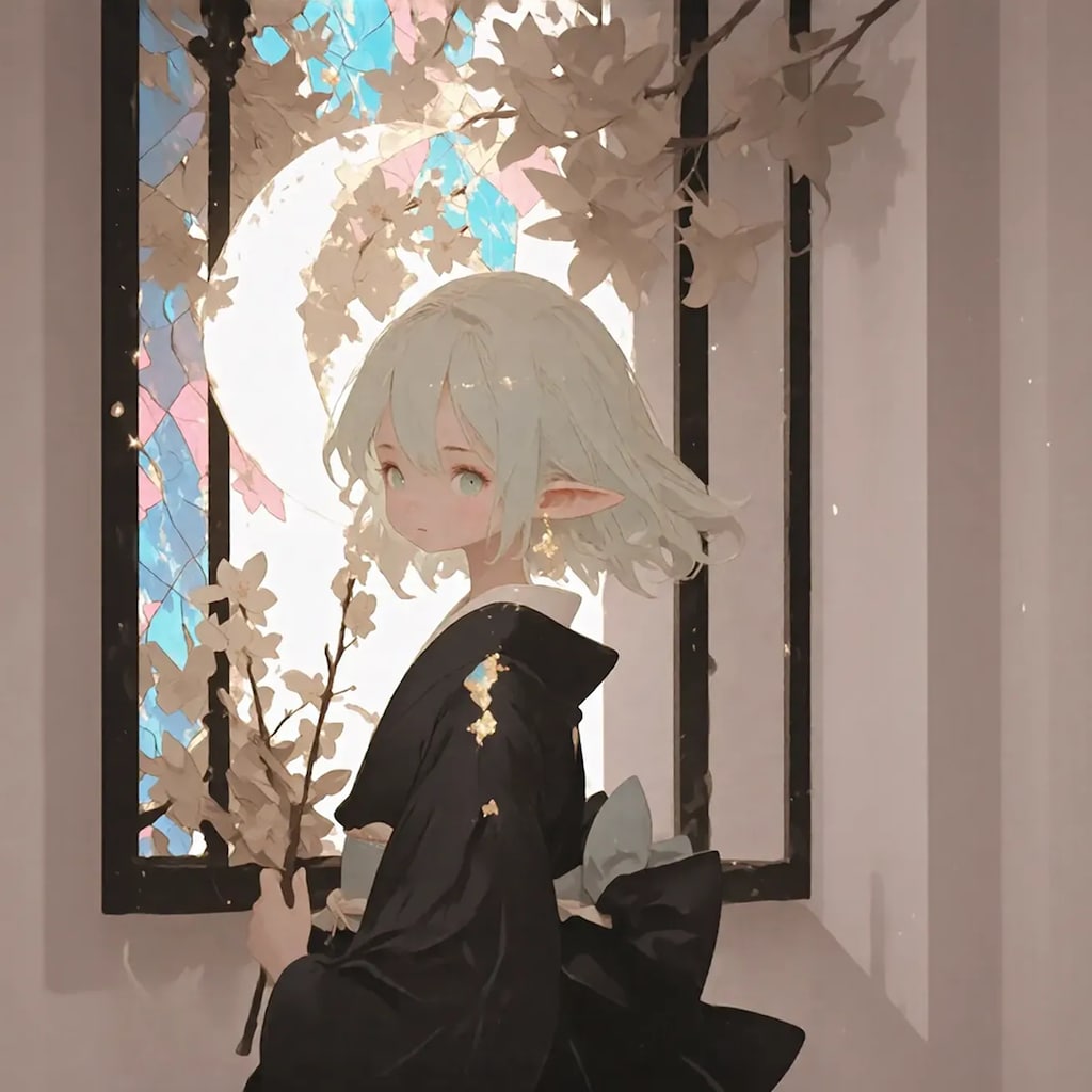 黒染めエルフ