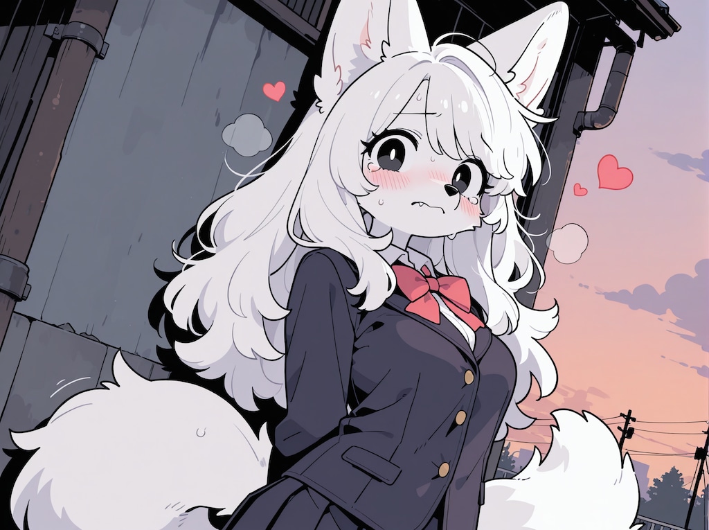 まっしろ発情期彼女